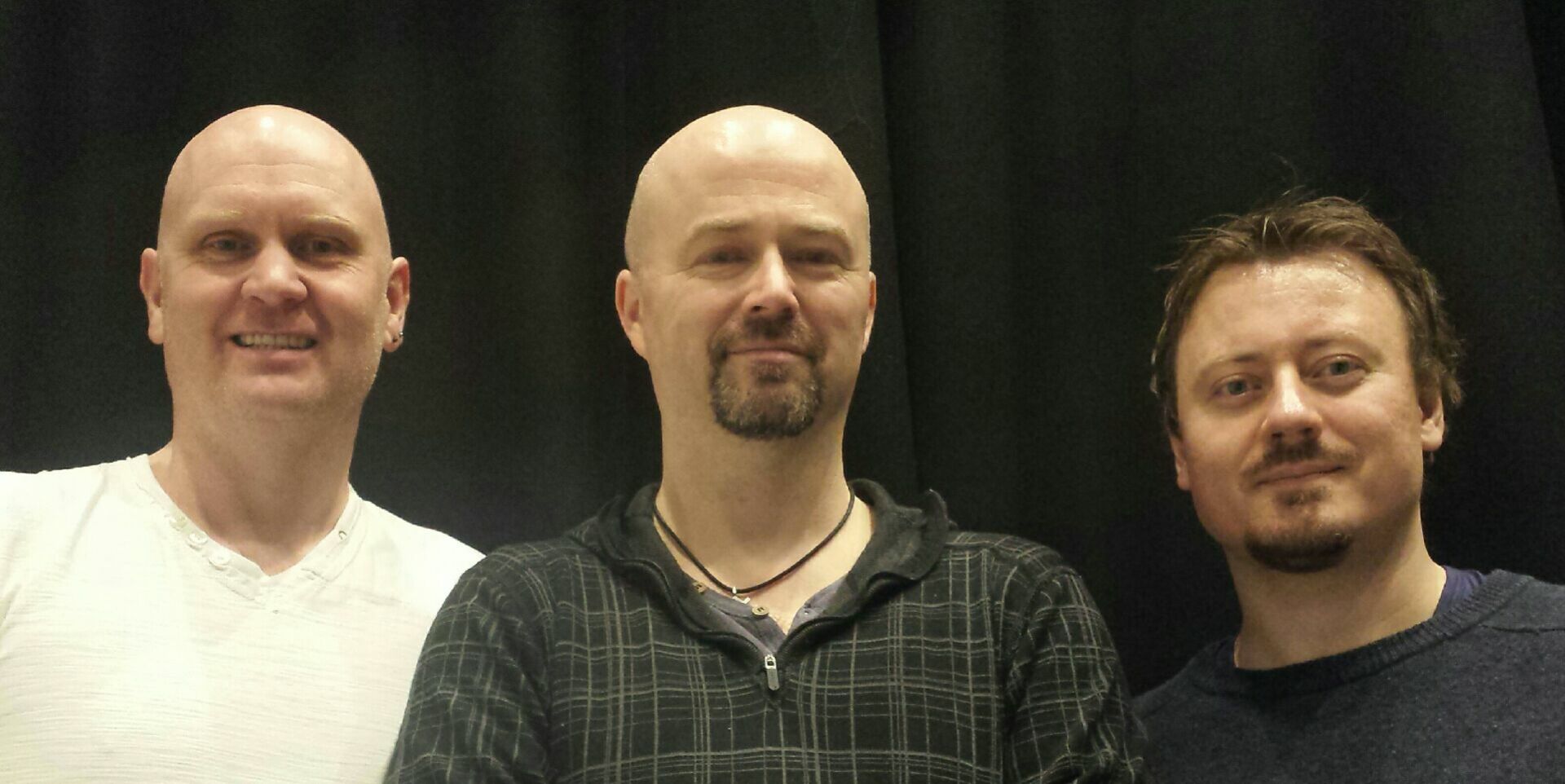 KOMPONISTEN: Webjørn Sæther (i midten). Her sammen med Webjørn Sæther Trio. T.v. David Gald, t.h. Asbjørn Lerheim.
