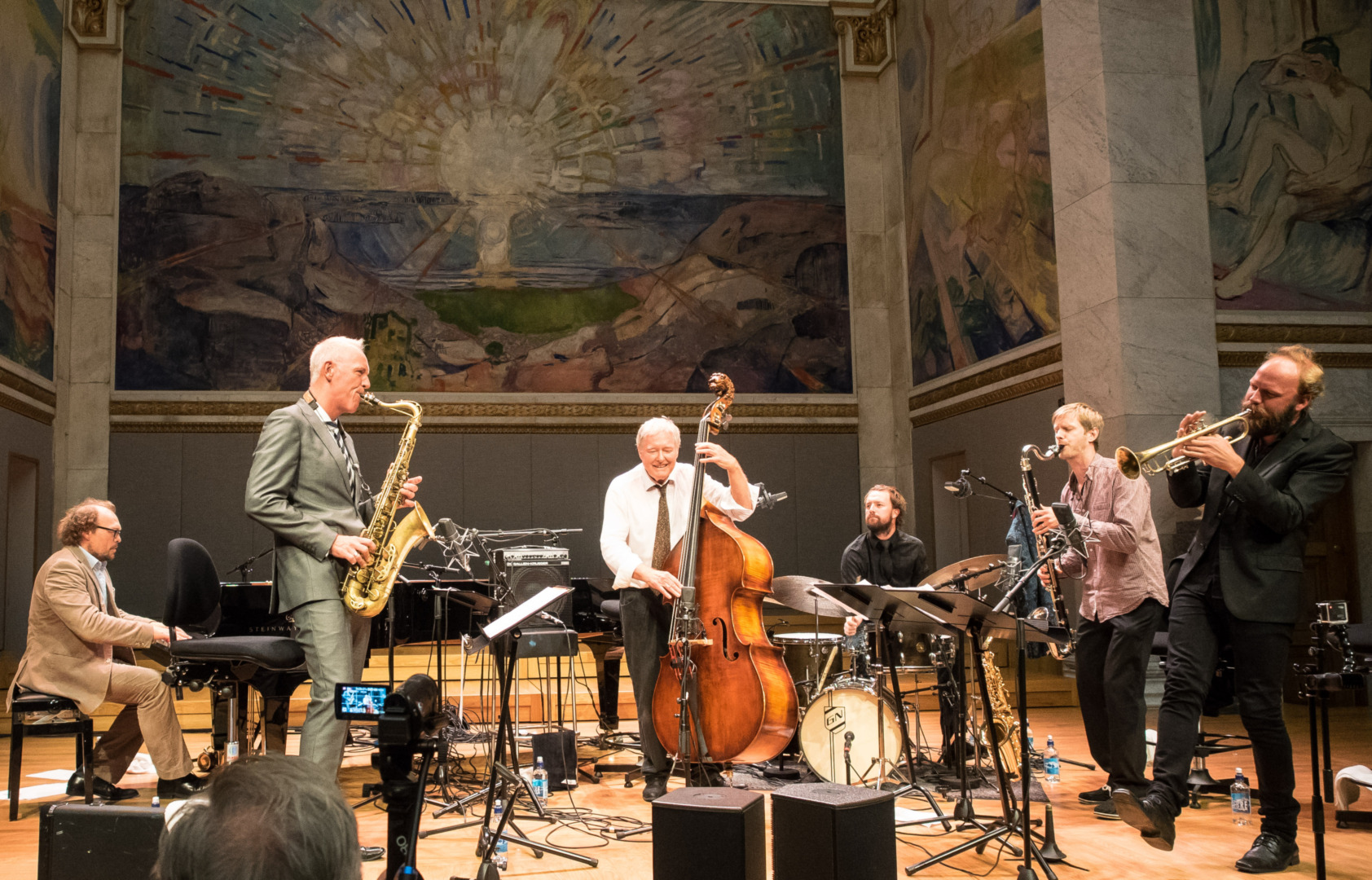 TRIBUTE TO MINGUS: Petter Wettre med band ble først ikke booket til en jobb i Stockholm, på grunn av Kulturrådets mål om 40 prosent kvinner på scenen. Nå er kvinneandelen nedjustert til 25 prosent.