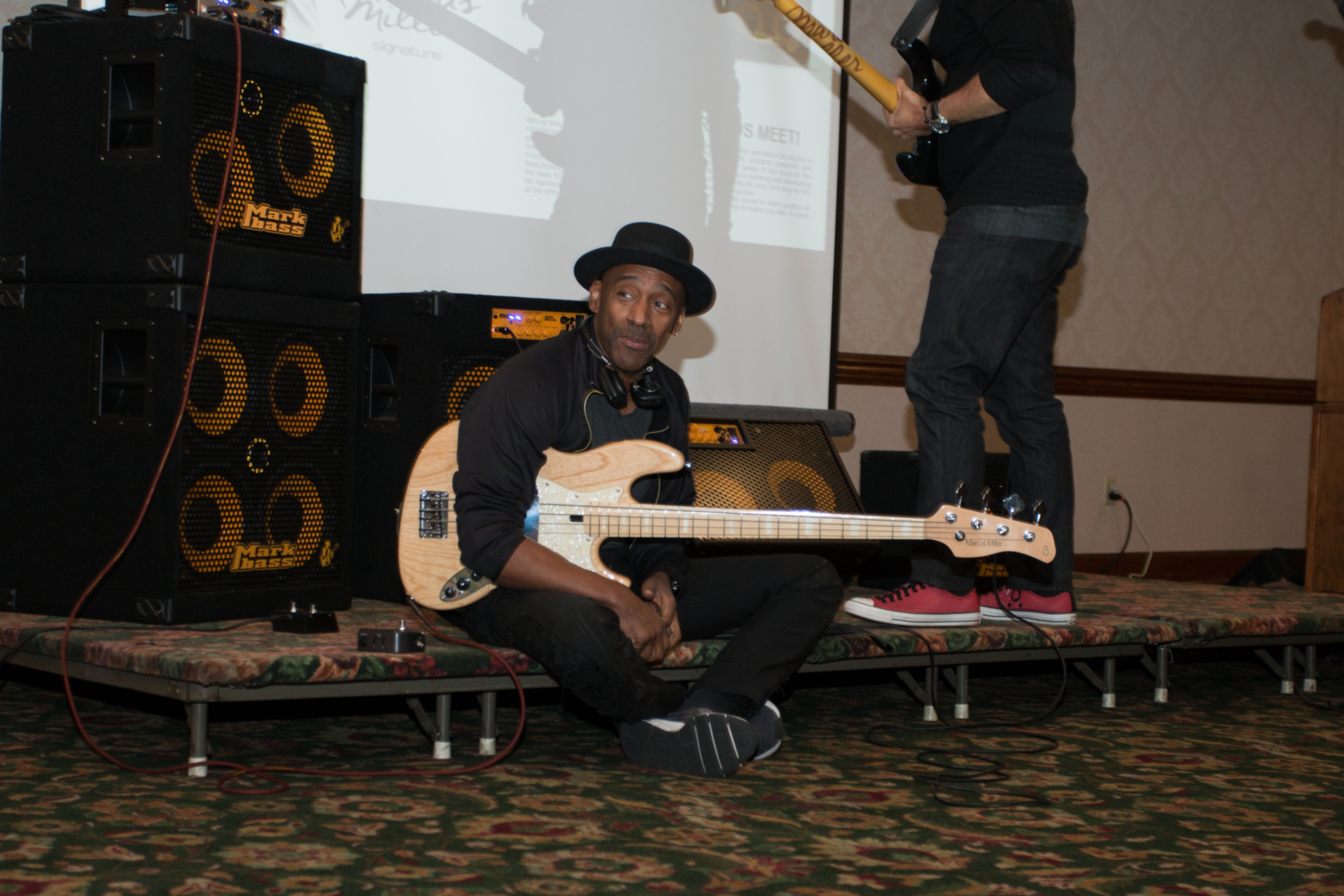 Basslegende: Selveste Marcus Miller samarbeider med italienske MarkBass.
