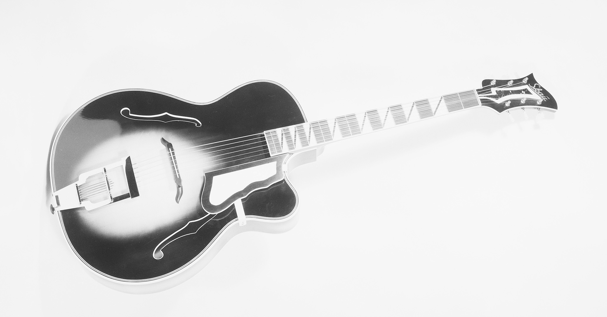 En gammel fin jazzgitar